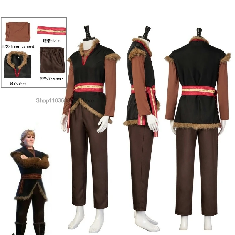 Kristoff Cosplay Costume Halloween Party Outfit Men Stage Performance Anime Roll Play Clothes for Kid Woman
Kristoff Cosplay Costume Halloween Party Outfit Men Stage Performance Anime Roll Play Clothes for Kid Woman