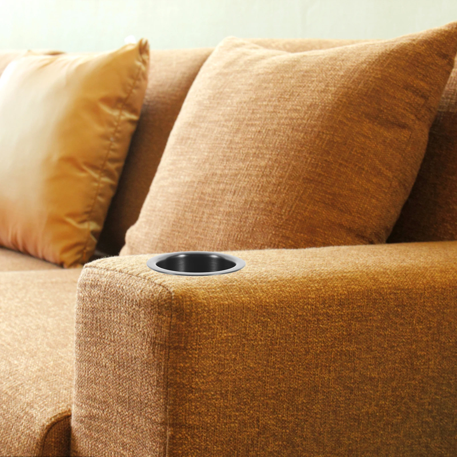 Sofa Cup Holder Stainless Steel Black Nickel Sandblasting Enough Size for Mugs Coffee Cups Drink Bottles Compact Easy Install
Sofa Cup Holder Stainless Steel Black Nickel Sandblasting Enough Size for Mugs Coffee Cups Drink Bottles Compact Easy Install