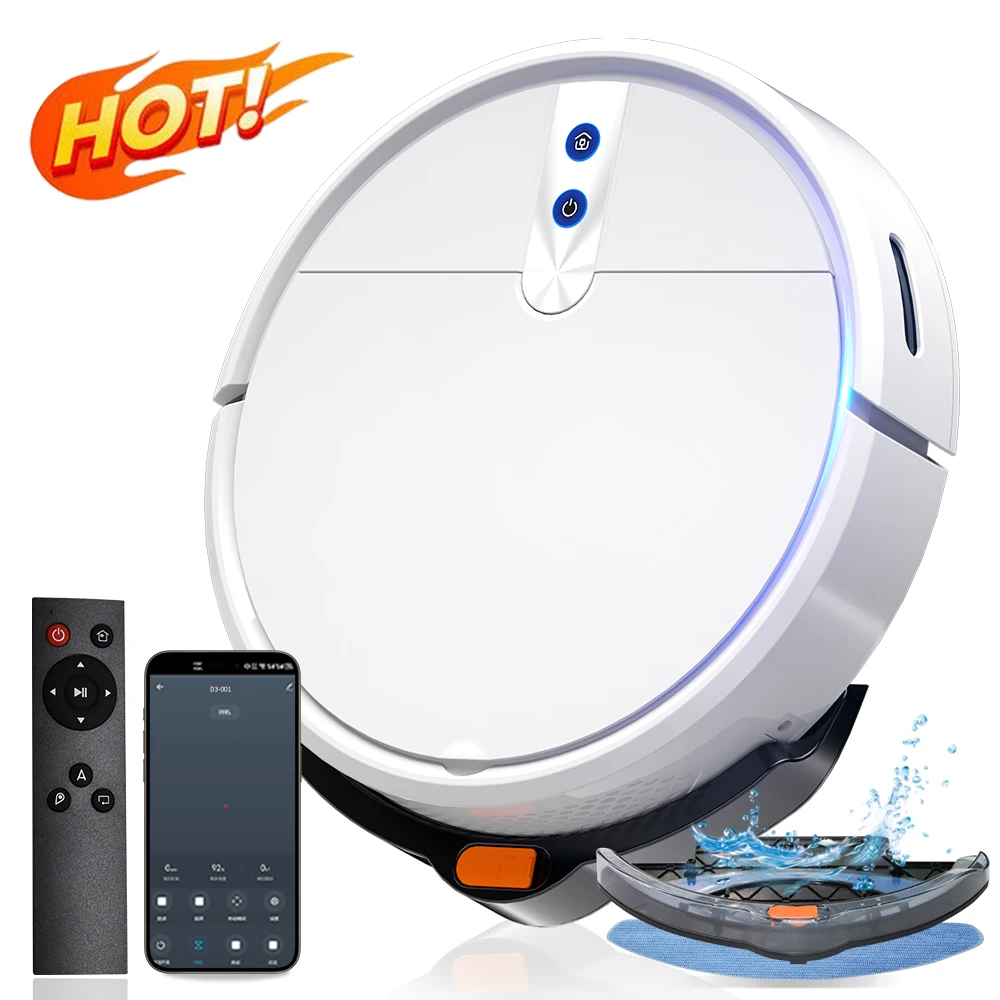 Robot Vacuum Cleaner Smart Vacuum Cleaning Machine for Home Sweeping Machine Cleaning Robots Mop WiFi Vacuum Cleaner
Robot Vacuum Cleaner Smart Vacuum Cleaning Machine for Home Sweeping Machine Cleaning Robots Mop WiFi Vacuum Cleaner