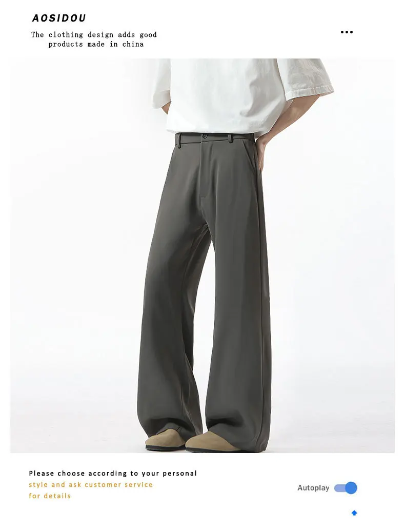 New Flare Pants Men Business Elastic Waist Suit Flared Trousers Male Work Office Plus Size S-3XL
New Flare Pants Men Business Elastic Waist Suit Flared Trousers Male Work Office Plus Size S-3XL