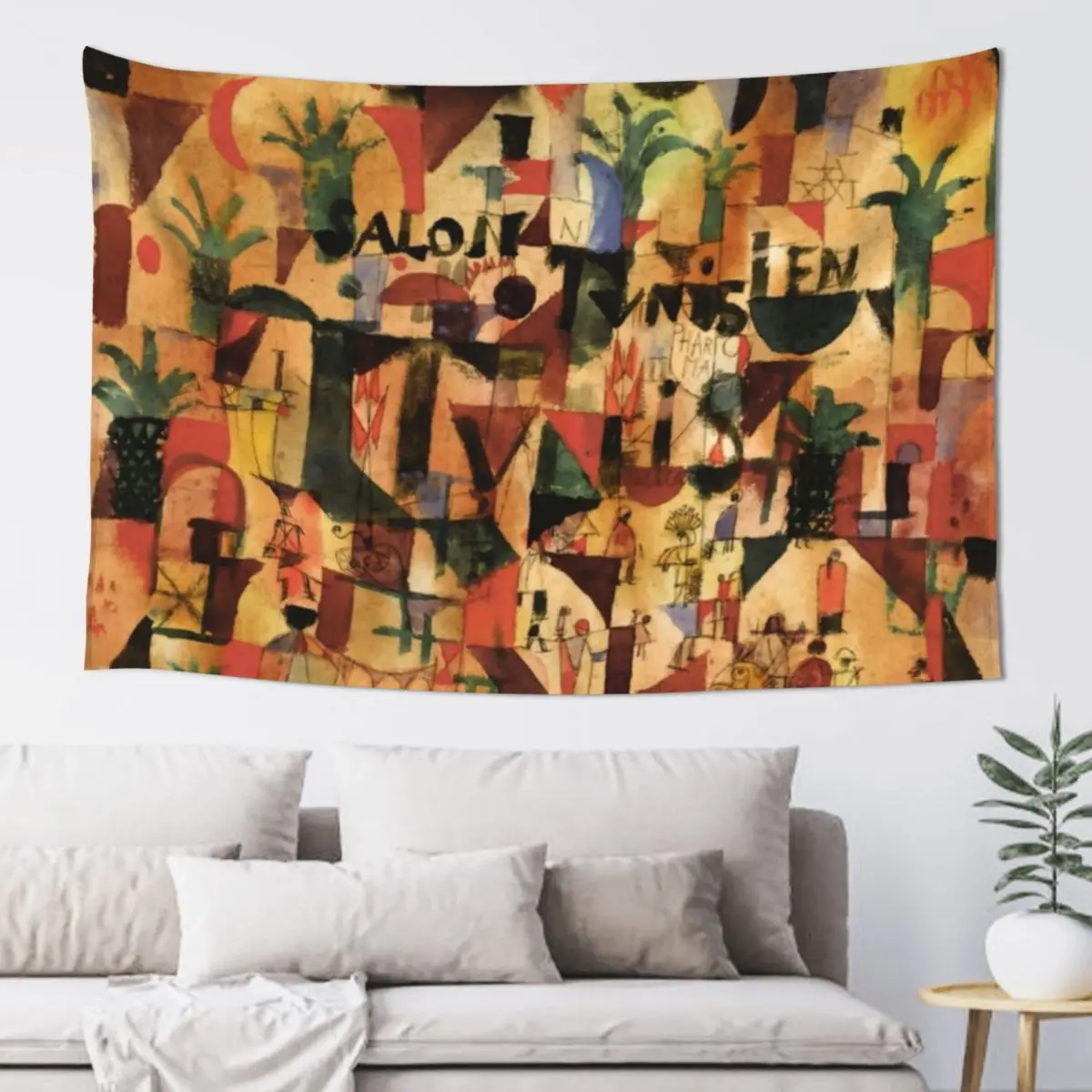 Paul klee - "Salon Tunisien" | Klee-inspired Items w/Signature Tapestry Bedroom Organization And Decoration Tapestry
Paul klee - "Salon Tunisien" | Klee-inspired Items w/Signature Tapestry Bedroom Organization And Decoration Tapestry