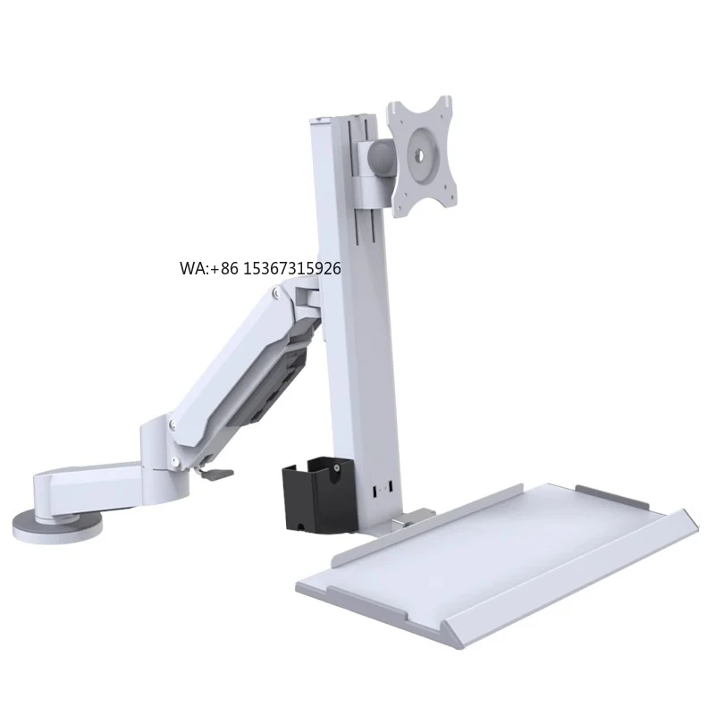 T8-GA02KB-Z Industrial Computer Stand with Adjustable Monitor Bracket Ergonomic Arm by Factory
T8-GA02KB-Z Industrial Computer Stand with Adjustable Monitor Bracket Ergonomic Arm by Factory