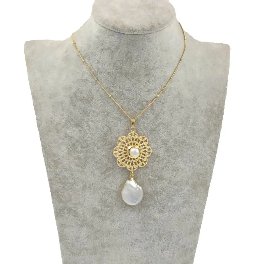 WT-JN269 Супер изысканный длинный кулон в форме пресноводного жемчуга и цветка 18 дюймов для женщин, праздничное ожерелье
WT-JN269 Супер изысканный длинный кулон в форме пресноводного жемчуга и цветка 18 дюймов для женщин, праздничное ожерелье