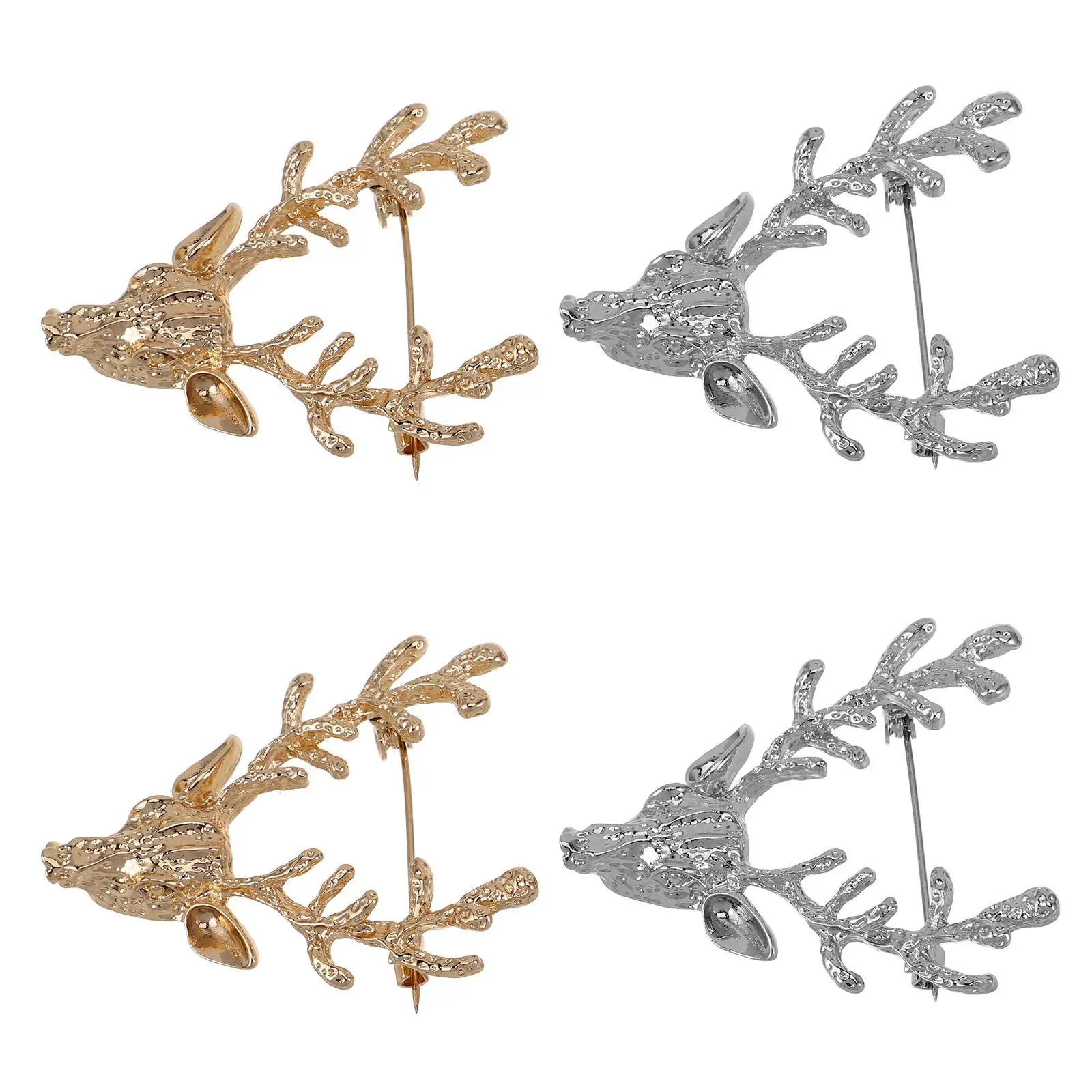 4 Pcs Deer Head Brooch Elegant Style Birthday Pins for Women Clothes Lightweight Badge Jewelry Alloy Personalized Unique
4 Pcs Deer Head Brooch Elegant Style Birthday Pins for Women Clothes Lightweight Badge Jewelry Alloy Personalized Unique