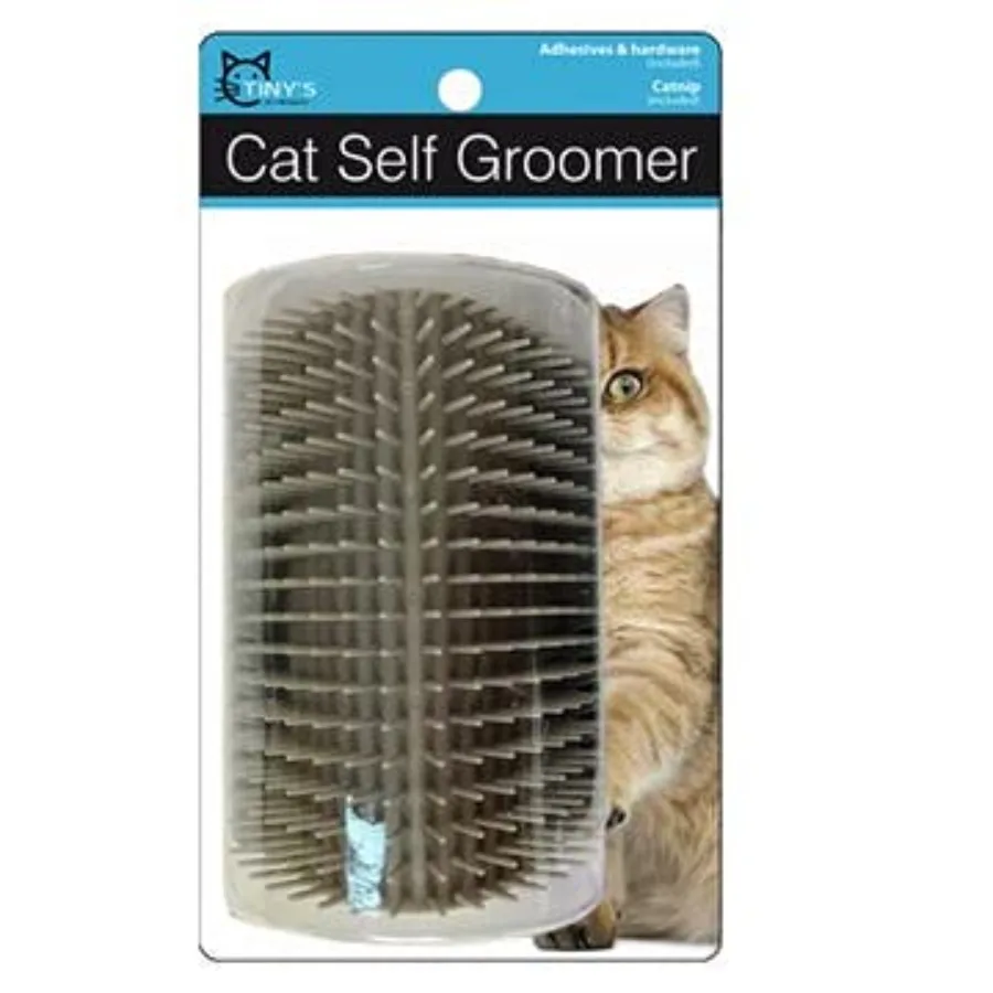 Cat Self Groomer with Catnip Pouch, Cats Corner Massage Comb Grooming Brush Tool for Kitten Puppy
Cat Self Groomer with Catnip Pouch, Cats Corner Massage Comb Grooming Brush Tool for Kitten Puppy