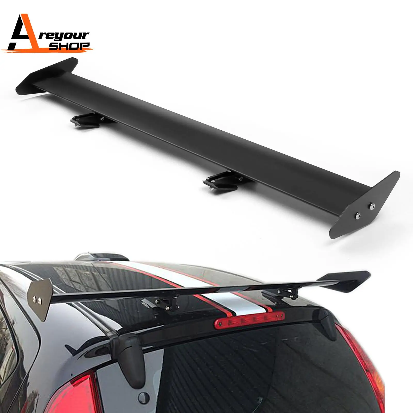 Universal Hatch Adjustable Aluminum GT Rear Trunk Wing Racing Spoiler Black 13#
Universal Hatch Adjustable Aluminum GT Rear Trunk Wing Racing Spoiler Black 13#