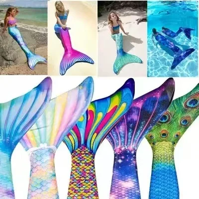 Mermaid Tail Swimsuit for Parent-Child Swimming Performance Set Aquatic Costume Family Matching Outfit Set
Mermaid Tail Swimsuit for Parent-Child Swimming Performance Set Aquatic Costume Family Matching Outfit Set