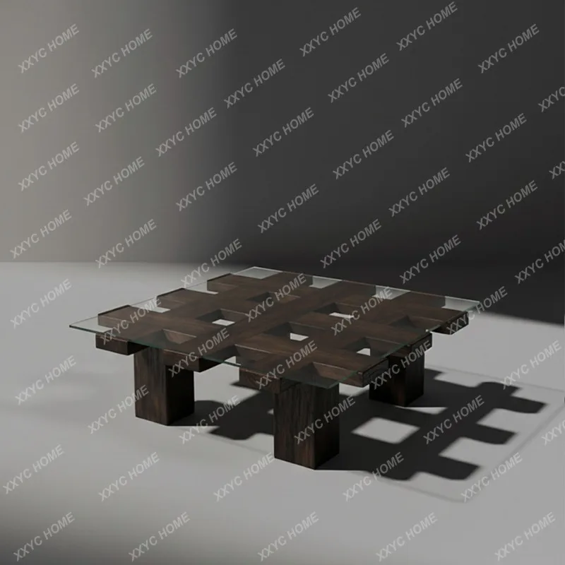 Q Medieval style retro modern simple windshield log solid wood large coffee table
Q Medieval style retro modern simple windshield log solid wood large coffee table