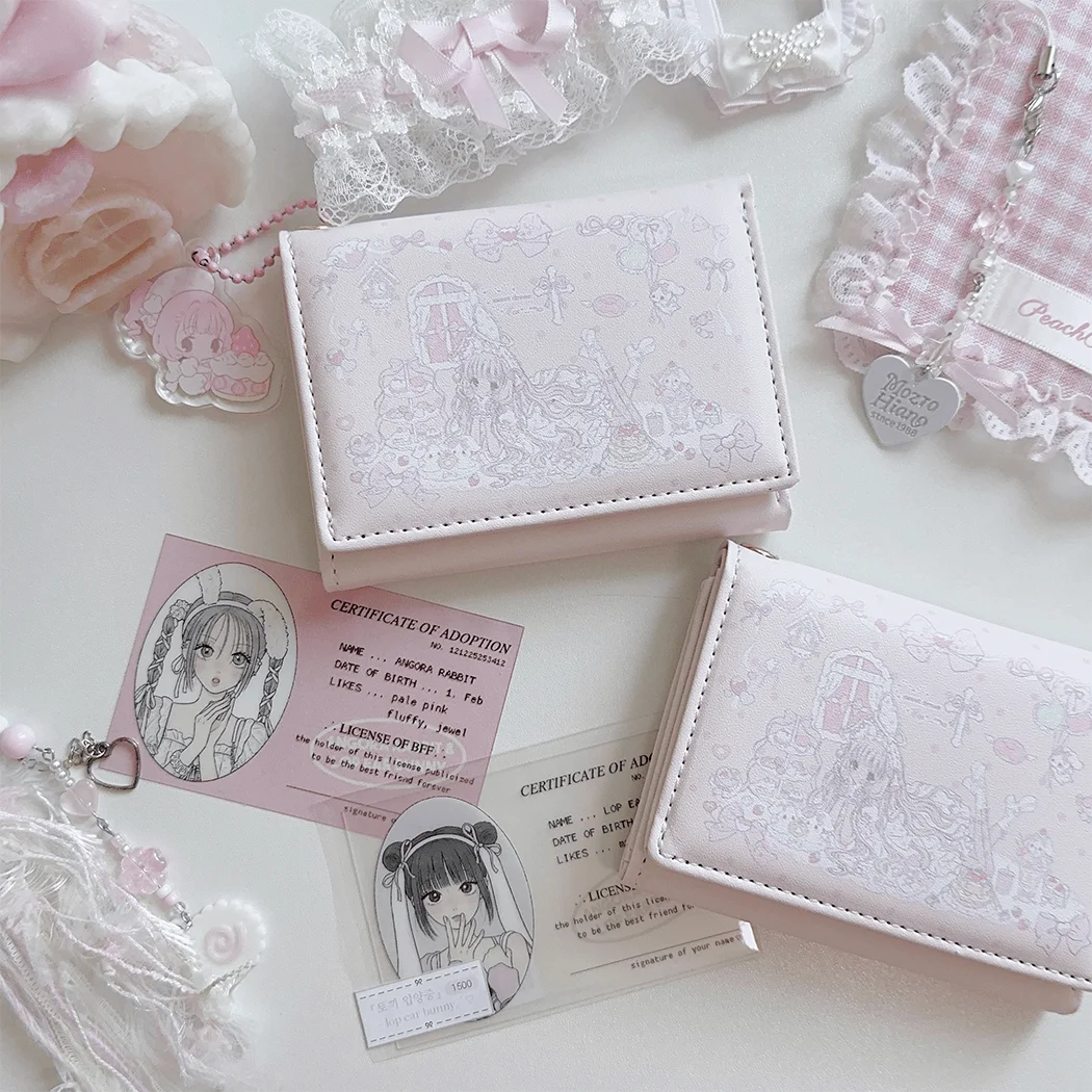 Милый и милый оригинальный кошелек с мультяшным принтом, сумка для мелочи с несколькими картами, сумка для карточек для чаепития для девочек
Милый и милый оригинальный кошелек с мультяшным принтом, сумка для мелочи с несколькими картами, сумка для карточек для чаепития для девочек