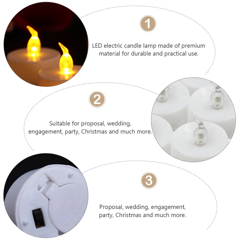 12pcs Electronic C Light Transparent Wax Electronic C Lamp Proposal Wedding Decor Energy Saving LED Lighting Gifts
12pcs Electronic C Light Transparent Wax Electronic C Lamp Proposal Wedding Decor Energy Saving LED Lighting Gifts