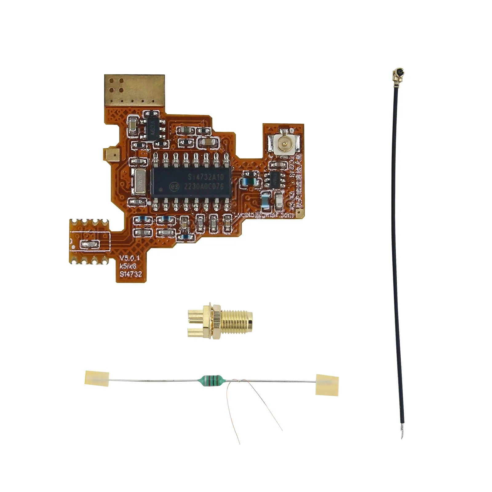 UVK5/UVK6 Full-SI4732 Chip and Crystal Oscillator Modification Module FPC HF Shortwave Full-band/SSB Receiving
UVK5/UVK6 Full-SI4732 Chip and Crystal Oscillator Modification Module FPC HF Shortwave Full-band/SSB Receiving