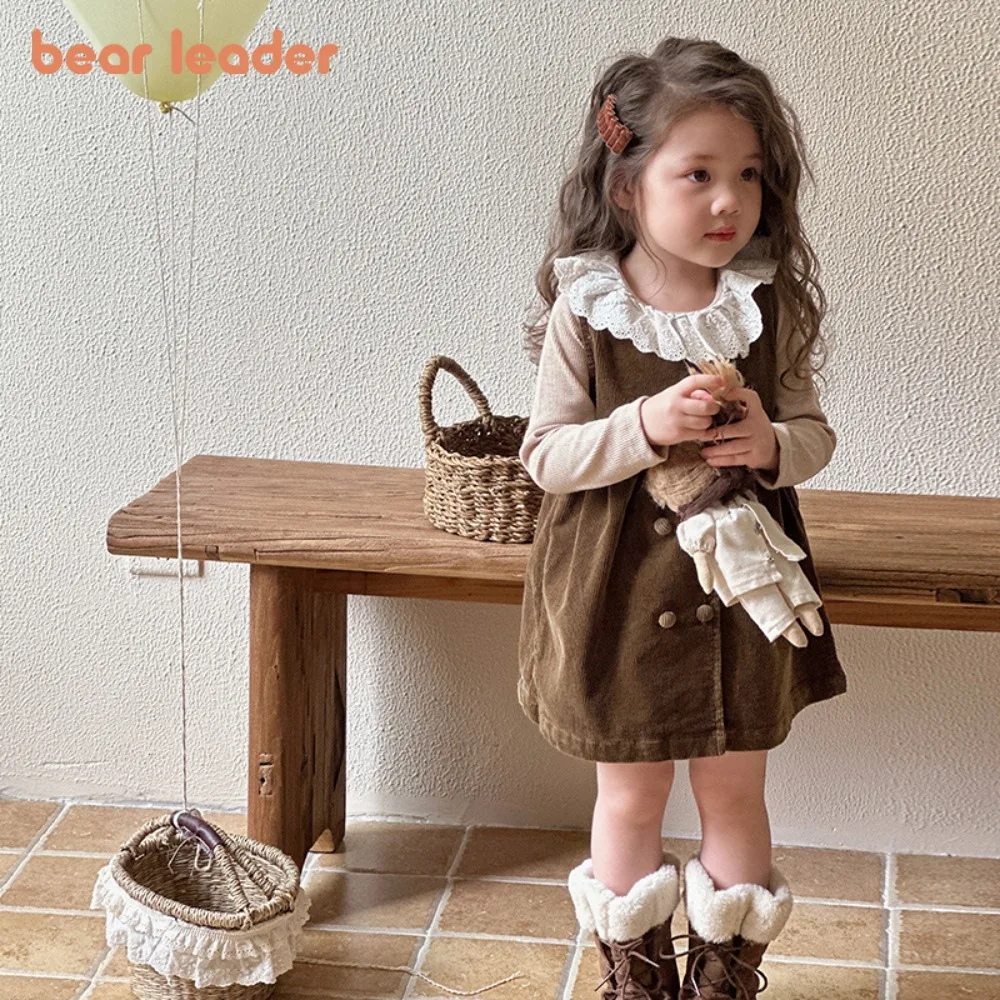 Новинка весны и осени 2023 года, детские комплекты, корейская версия, милые платья для маленьких девочек, кружевной топ с длинными рукавами + вельветовое платье
Новинка весны и осени 2023 года, детские комплекты, корейская версия, милые платья для маленьких девочек, кружевной топ с длинными рукавами + вельветовое платье