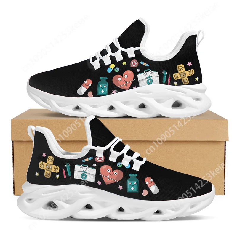 CustomBrand Design Women Sneakers Cute Cartoon Nurse Doctor Medical Print Nuese Shoes for Women Light Lace-up Flats Footwear
CustomBrand Design Women Sneakers Cute Cartoon Nurse Doctor Medical Print Nuese Shoes for Women Light Lace-up Flats Footwear