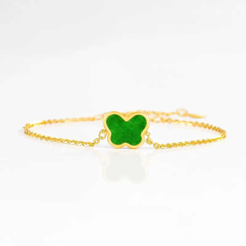 TIMESWIND Natural A-type Jade Green Butterfly Three-d Women S925 Women Bracelet with Certificate
TIMESWIND Natural A-type Jade Green Butterfly Three-d Women S925 Women Bracelet with Certificate