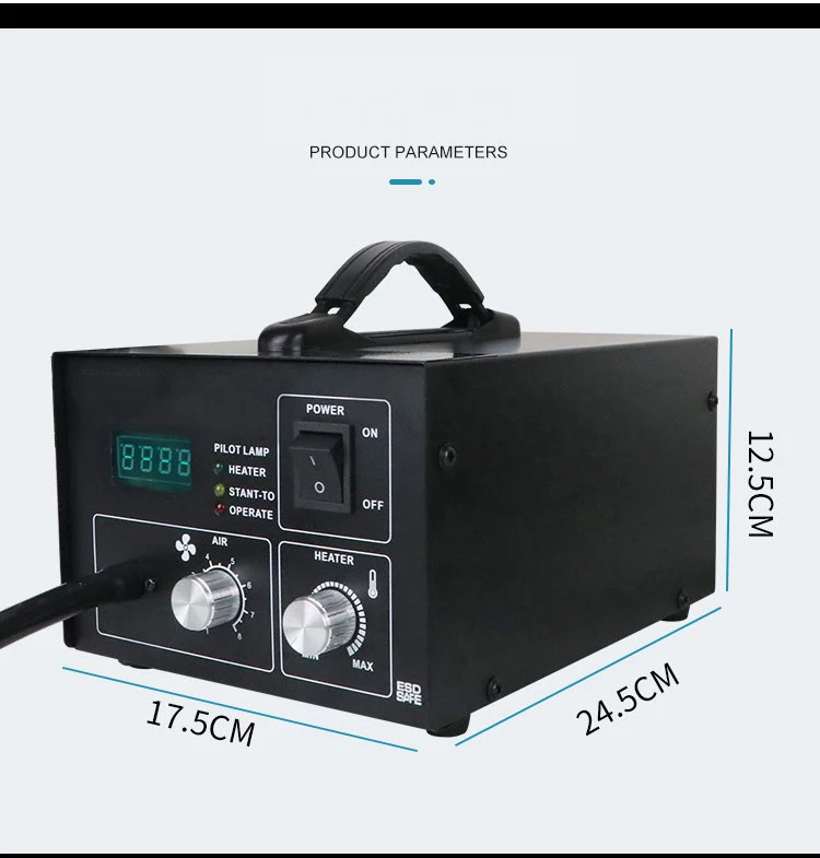 YAOGONG Heat gun soldering iron welding machine / hot air soldering rework station
YAOGONG Heat gun soldering iron welding machine / hot air soldering rework station