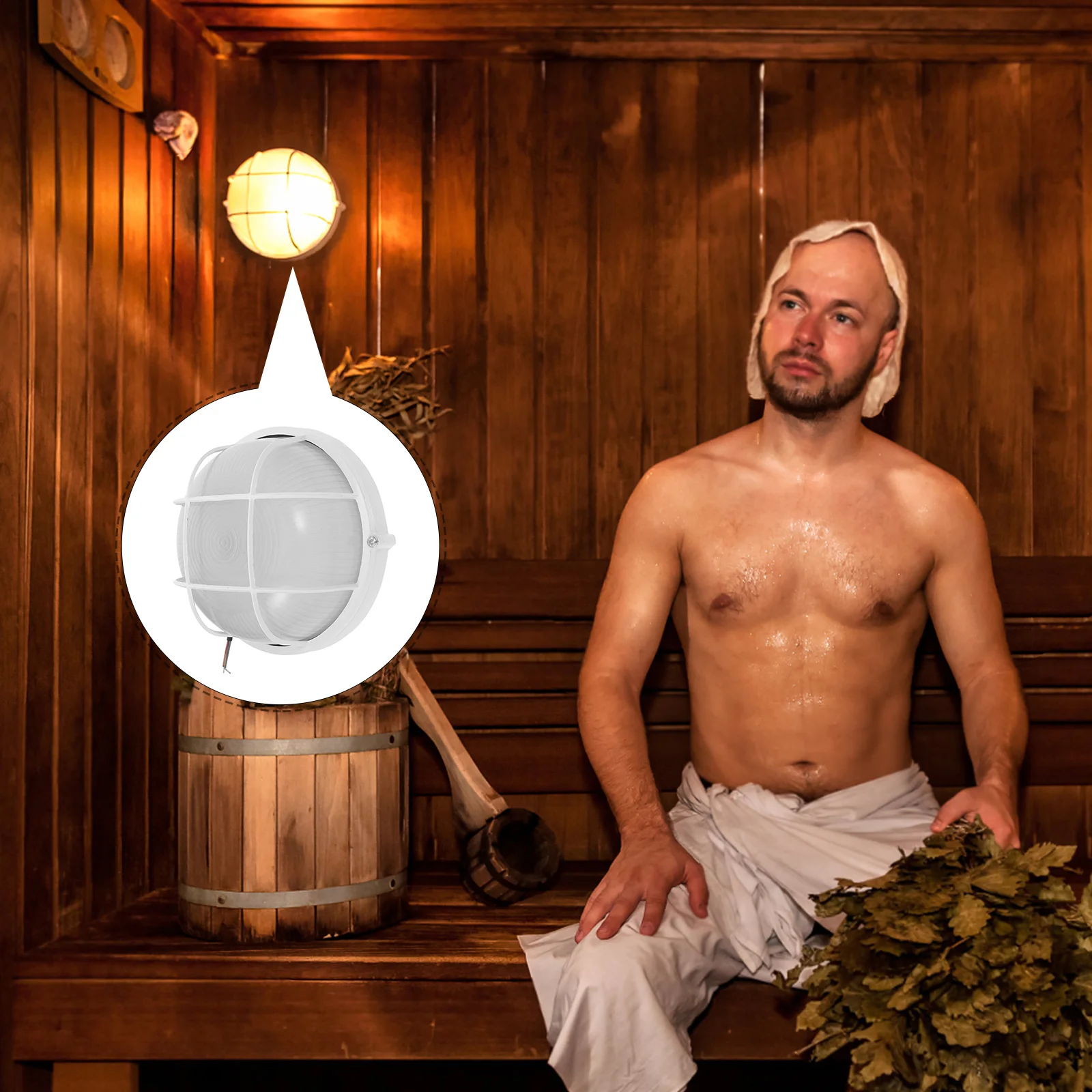 Sauna Room Glass Light E27 Lamp Holder Durable Aluminum Bright Illumination Easy Installation Sauna Room Lighting Fixtures
Sauna Room Glass Light E27 Lamp Holder Durable Aluminum Bright Illumination Easy Installation Sauna Room Lighting Fixtures