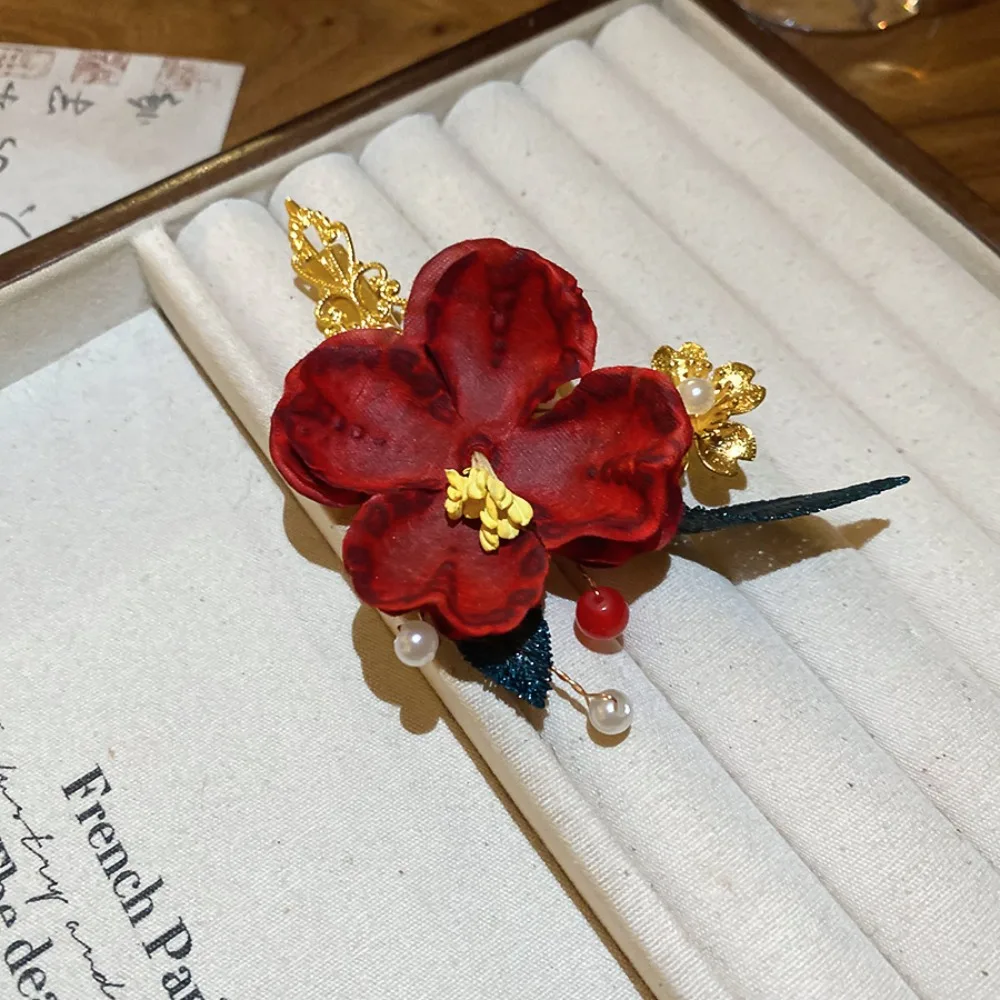 Classical Retro Red Flower Hair Clip Tassel Antique Chinese Style Hair Stick Hair Chopstick Koi Fish Pearl Hanfu Hairpin Girls
Classical Retro Red Flower Hair Clip Tassel Antique Chinese Style Hair Stick Hair Chopstick Koi Fish Pearl Hanfu Hairpin Girls