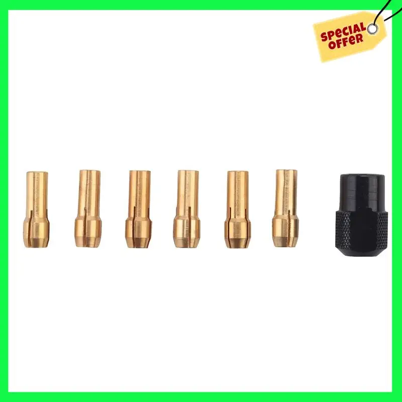 LBER 14Pcs For Dremel Brass Collet 1.0/1.6/2.0/2.4/3.0/3.2 +For Dremel Check M8X0.75
LBER 14Pcs For Dremel Brass Collet 1.0/1.6/2.0/2.4/3.0/3.2 +For Dremel Check M8X0.75