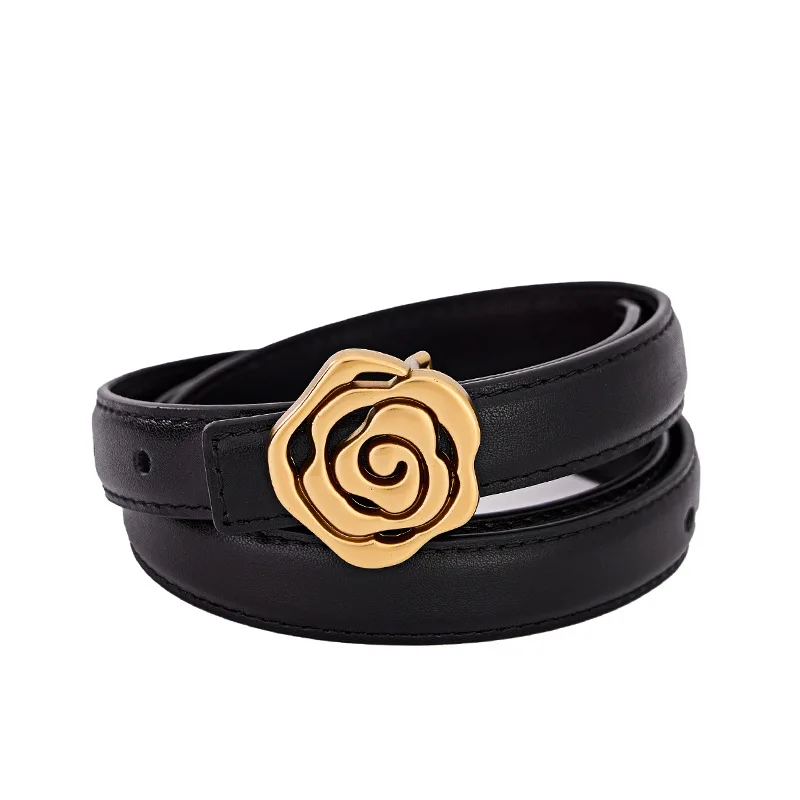 Rose Flower Slimming Belt for Women, Top Layer Cowhide, Paired with Sweater Dress Waist Belt
Rose Flower Slimming Belt for Women, Top Layer Cowhide, Paired with Sweater Dress Waist Belt