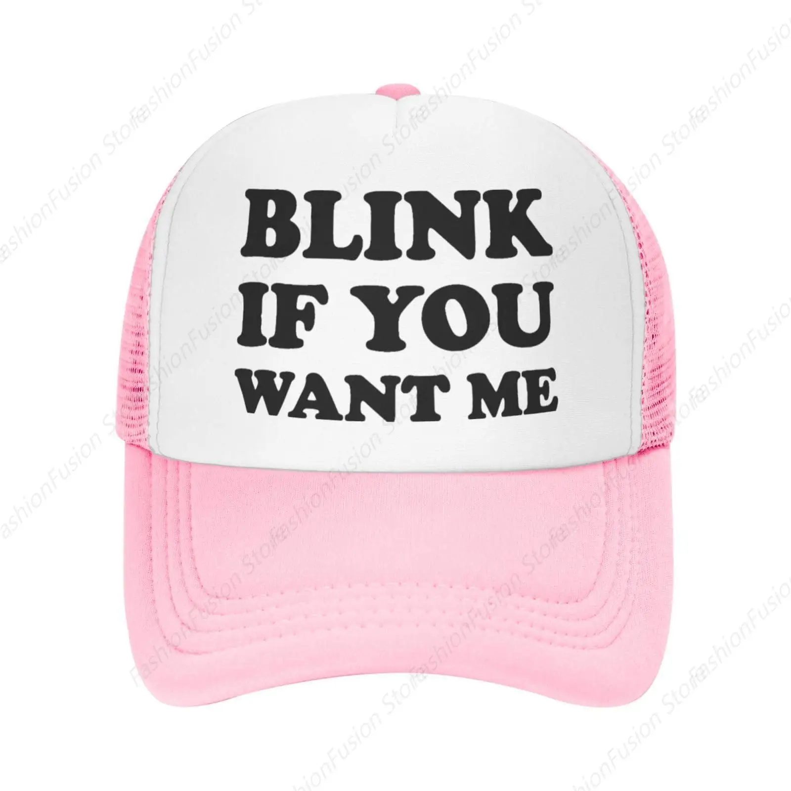 Забавная бейсбольная кепка Blink If You Want Me, регулируемая сетчатая Кепка, классические рыболовные кепки для мужчин и женщин
Забавная бейсбольная кепка Blink If You Want Me, регулируемая сетчатая Кепка, классические рыболовные кепки для мужчин и женщин