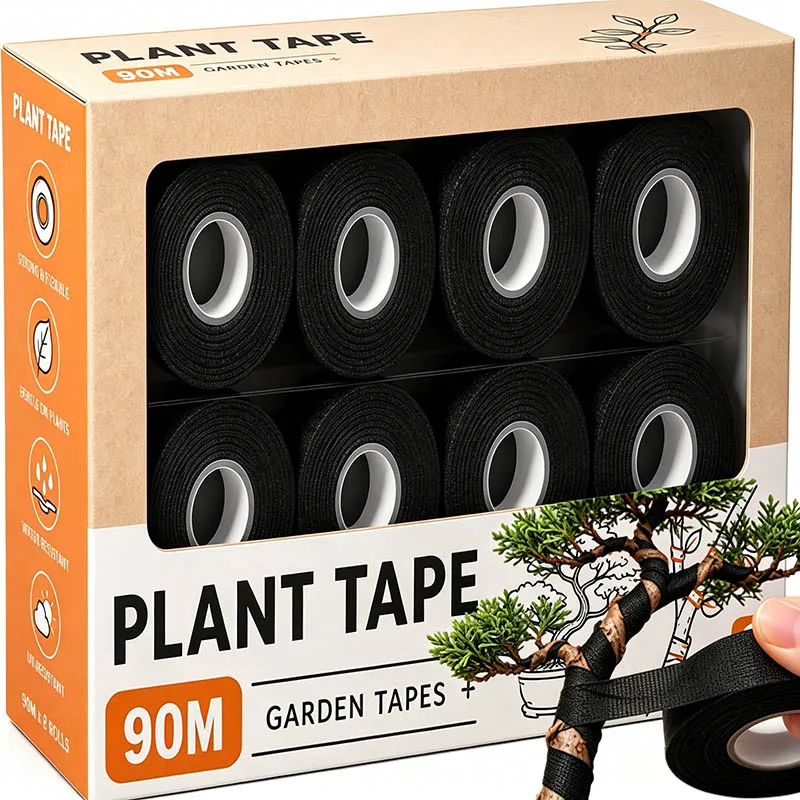 15/90M Black Velvet Plant Tape Non-woven Fabric Grafting Tape for Potted Plants Bonsai Styling Gardening Support Training Wire
15/90M Black Velvet Plant Tape Non-woven Fabric Grafting Tape for Potted Plants Bonsai Styling Gardening Support Training Wire