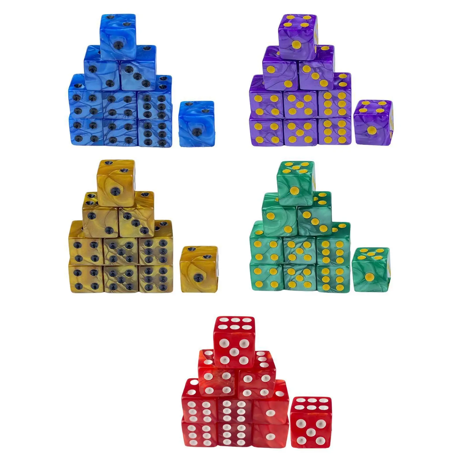 10x Six Sided Dices, 0.6inch Teaching Aids Party Funny Tools Game Dices for
10x Six Sided Dices, 0.6inch Teaching Aids Party Funny Tools Game Dices for