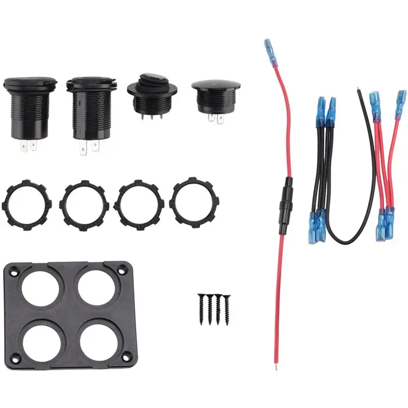 M46K-Marine Boat RV 12V Socket Panel Multi USB Fast With Toggle Switch
M46K-Marine Boat RV 12V Socket Panel Multi USB Fast With Toggle Switch