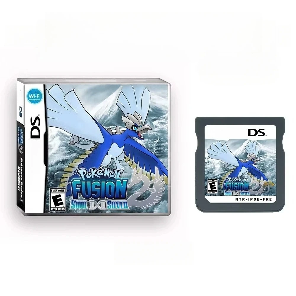 Игровой картридж NDS, Pokémon Fusion 2 SoulSilver, испанские игровые карты
Игровой картридж NDS, Pokémon Fusion 2 SoulSilver, испанские игровые карты