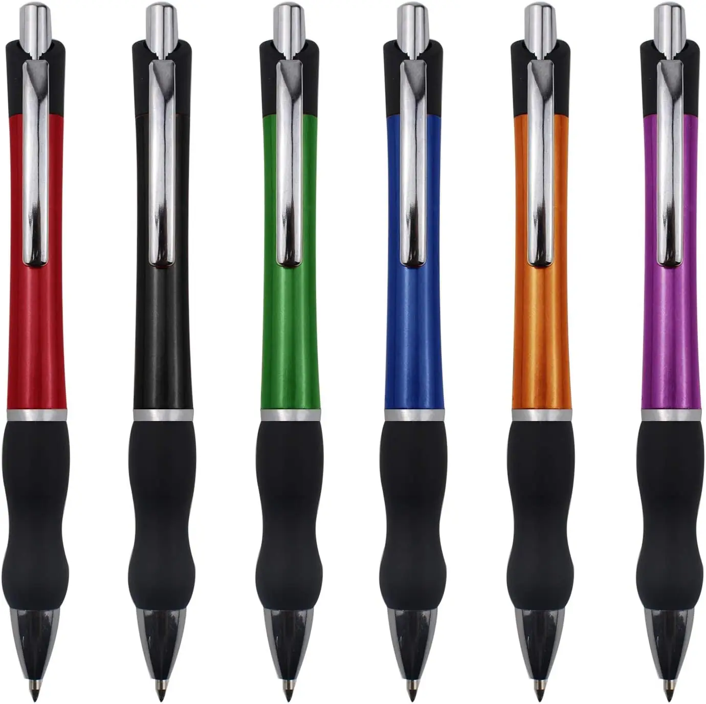 Retractable Ballpoint Pens Black Ink 1mm Medium Point Smooth Writing Pens for Office Home with 3 Refills
Retractable Ballpoint Pens Black Ink 1mm Medium Point Smooth Writing Pens for Office Home with 3 Refills