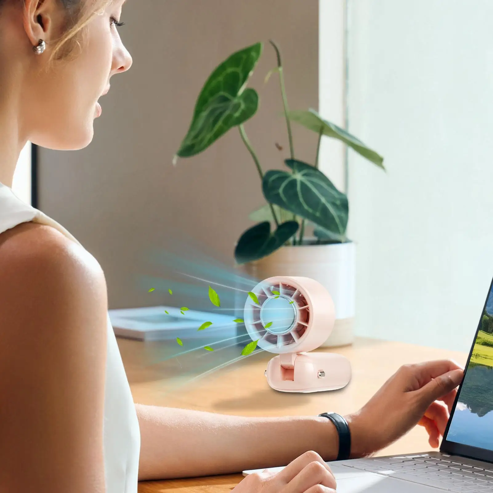 Ручной вентилятор Персональный небольшой вентилятор Светодиодный дисплей Регулируемая скорость Складное охлаждающее устройство для путешествий Пеший туризм Макияж Активный отдых на свежем воздухе 
Ручной вентилятор Персональный небольшой вентилятор Светодиодный дисплей Регулируемая скорость Складное охлаждающее устройство для путешествий Пеший туризм Макияж Активный отдых на свежем воздухе