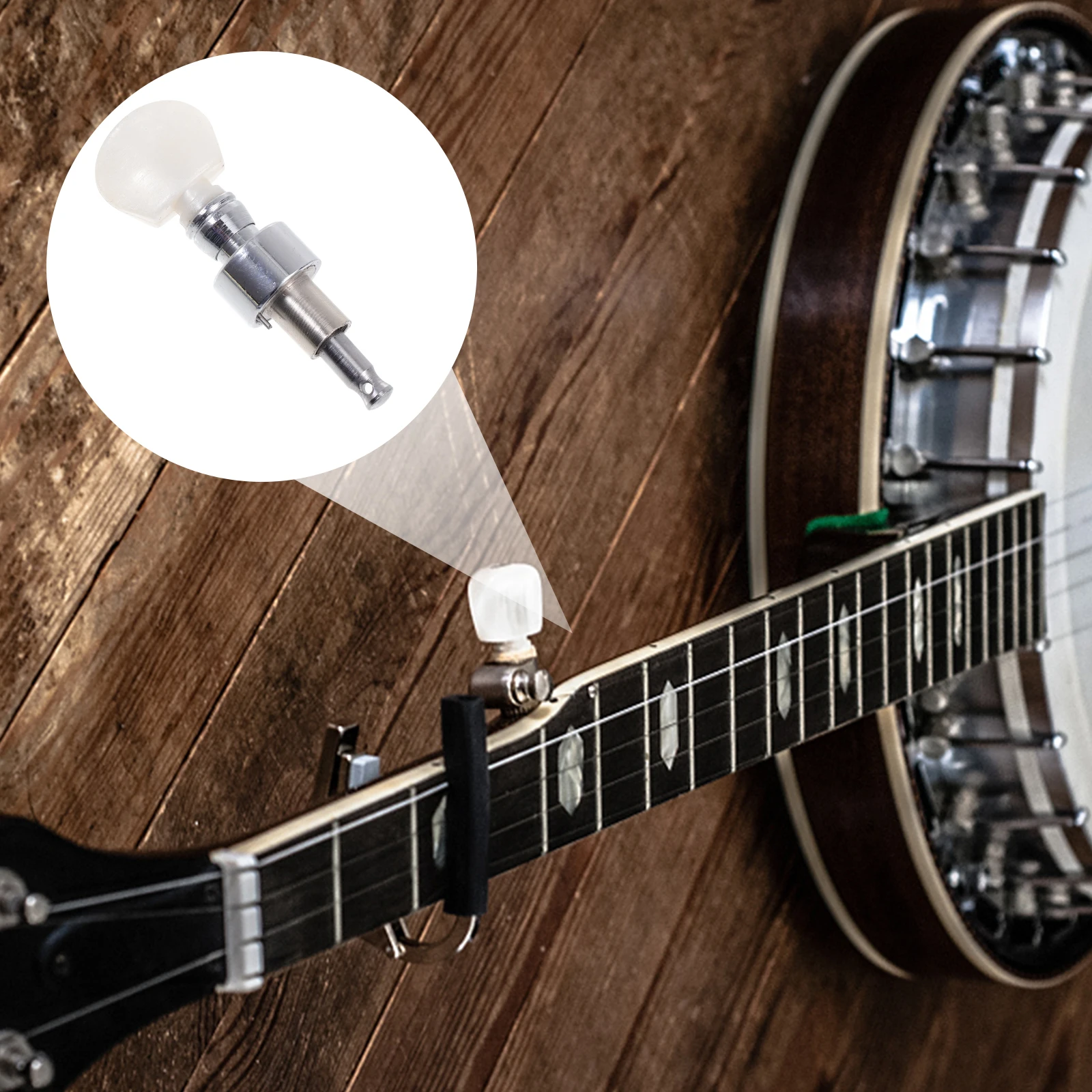 Banjo Tuning Accessory Alloy Banjo Tuner Durable Supply Stringed Instrument White Small Knob Easy Clean Maintain
Banjo Tuning Accessory Alloy Banjo Tuner Durable Supply Stringed Instrument White Small Knob Easy Clean Maintain