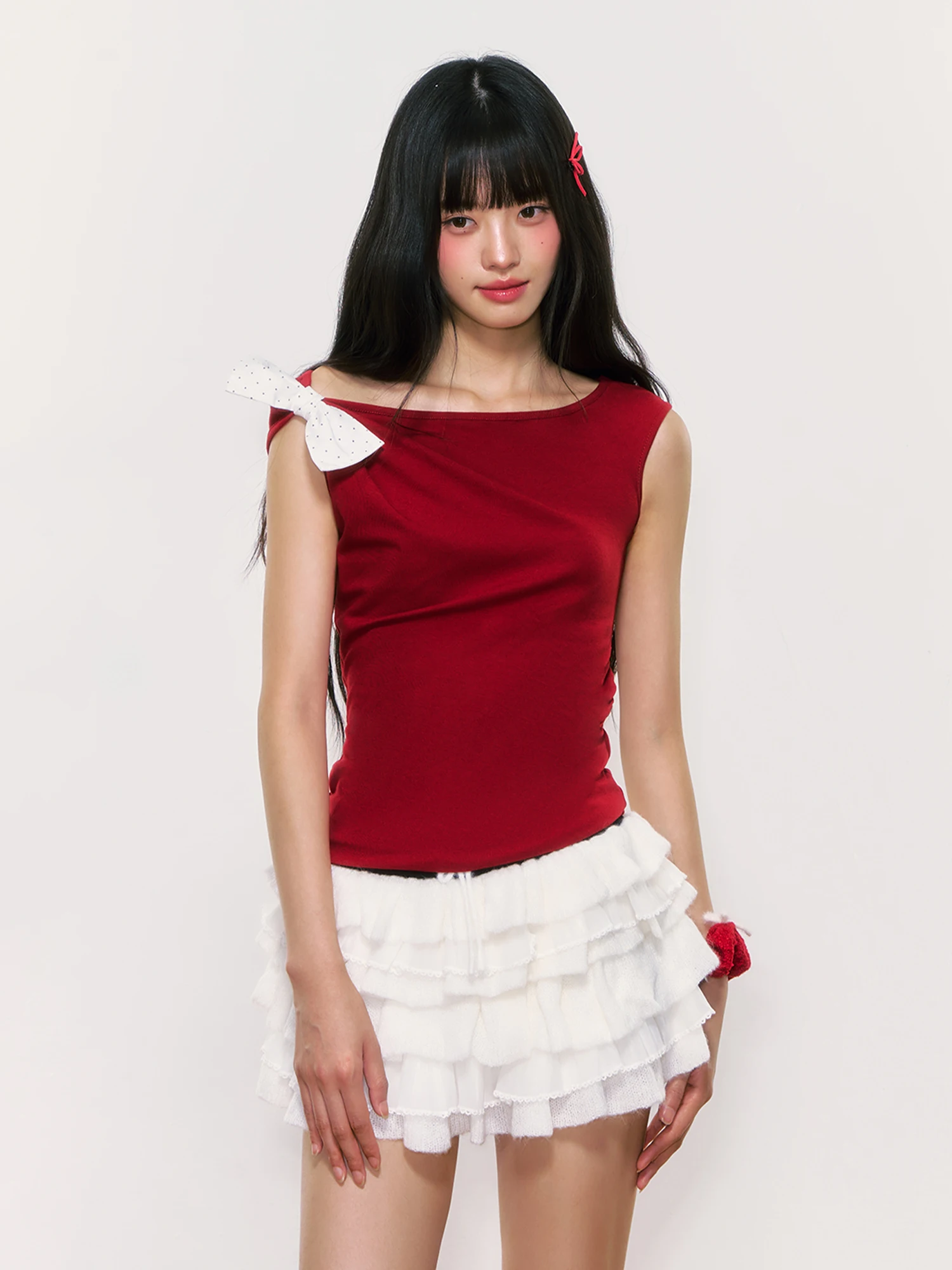 Женская футболка Wedhub Red Polka Dot Knot Top с открытыми плечами, милая хлопковая футболка с коротким рукавом
Женская футболка Wedhub Red Polka Dot Knot Top с открытыми плечами, милая хлопковая футболка с коротким рукавом