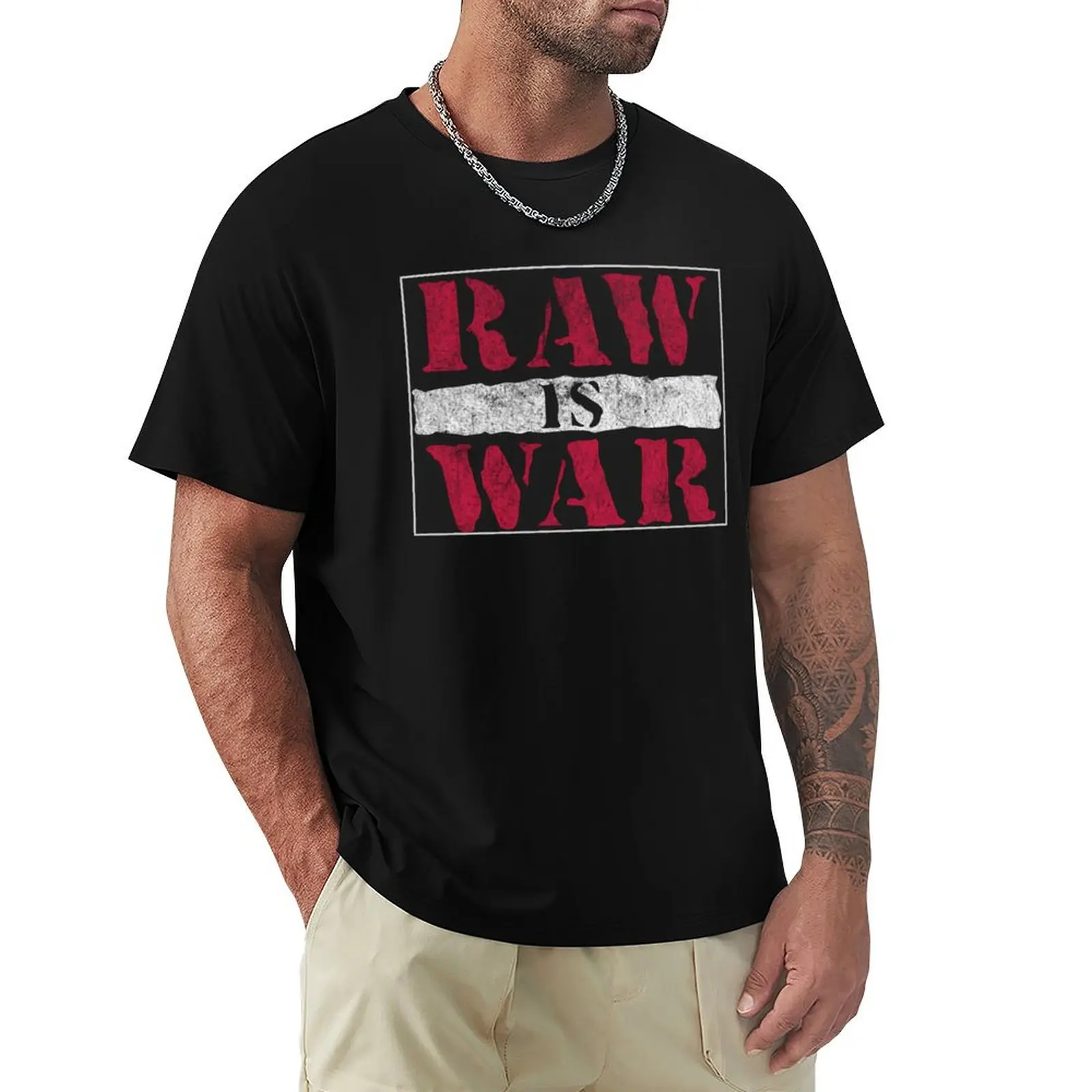 Raw is War T-Shirt basketball graphic tees clothes sports fans anime shirts men
Raw is War T-Shirt basketball graphic tees clothes sports fans anime shirts men