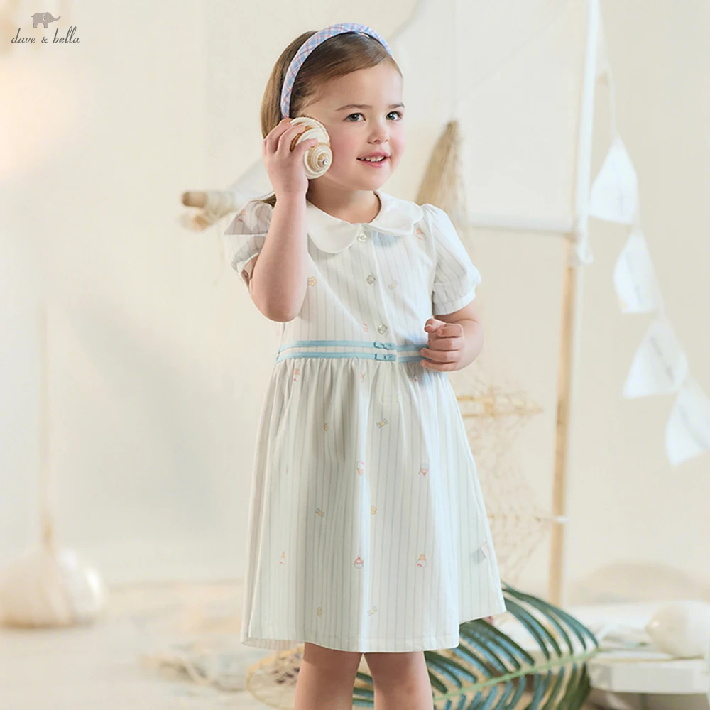 Dave Bella Girl's Stripe Summer Dress Sweet Cute Children Short Sleeve Princess Dress Fashion Cotton Party Outdoor DB2262388
Dave Bella Girl's Stripe Summer Dress Sweet Cute Children Short Sleeve Princess Dress Fashion Cotton Party Outdoor DB2262388