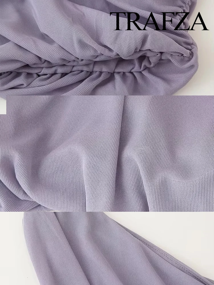 TRAFZA Women New Elegant Sleeveless Solid Fold Decoration Asymmetry Backless Short Tulle Top+Summer Casual Mid-Waist Skirt Suit 
TRAFZA Women New Elegant Sleeveless Solid Fold Decoration Asymmetry Backless Short Tulle Top+Summer Casual Mid-Waist Skirt Suit