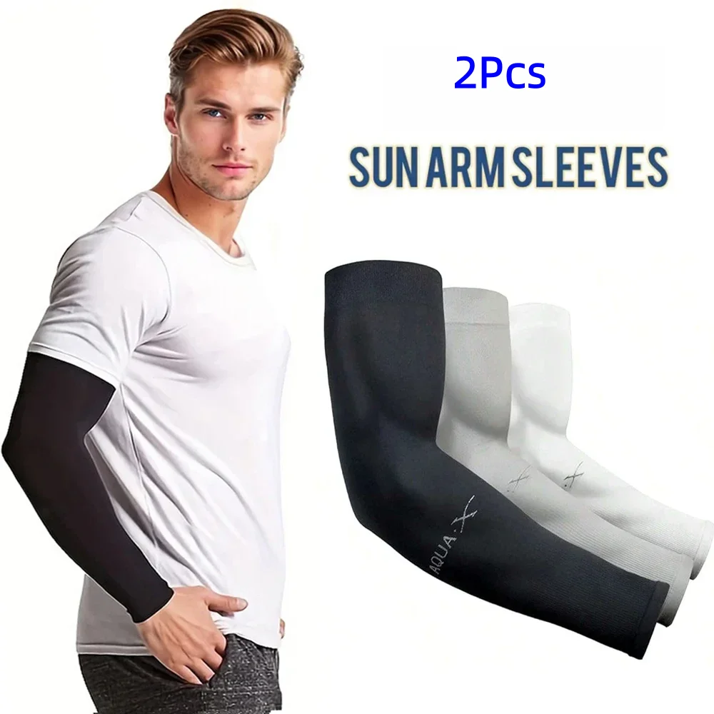 2Pcs Fashion Sun Ice Silk Sleeves Unisex Summer Sun Protection Arm Sleeves Suitable for Outdoor Riding, Driving, Fishing
2Pcs Fashion Sun Ice Silk Sleeves Unisex Summer Sun Protection Arm Sleeves Suitable for Outdoor Riding, Driving, Fishing