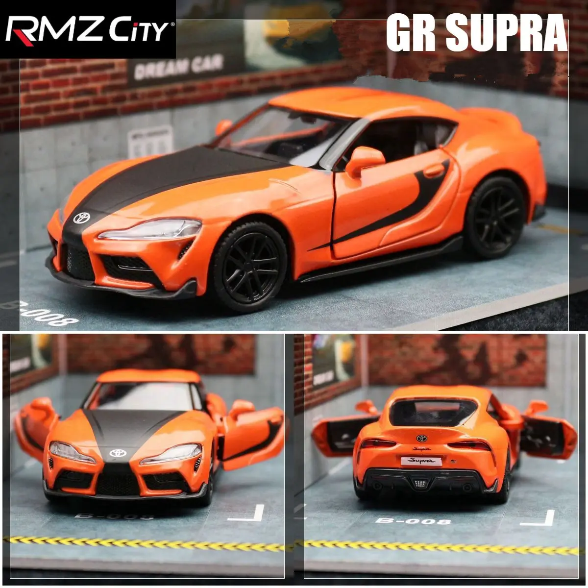 1:36 TOYOTA GR SUPRA модель спортивного автомобиля из сплава, отлитый металлический трек, Модель гоночного автомобиля, Коллекционная модель, детские игрушки, подарки
1:36 TOYOTA GR SUPRA модель спортивного автомобиля из сплава, отлитый металлический трек, Модель гоночного автомобиля, Коллекционная модель, детские игрушки, подарки