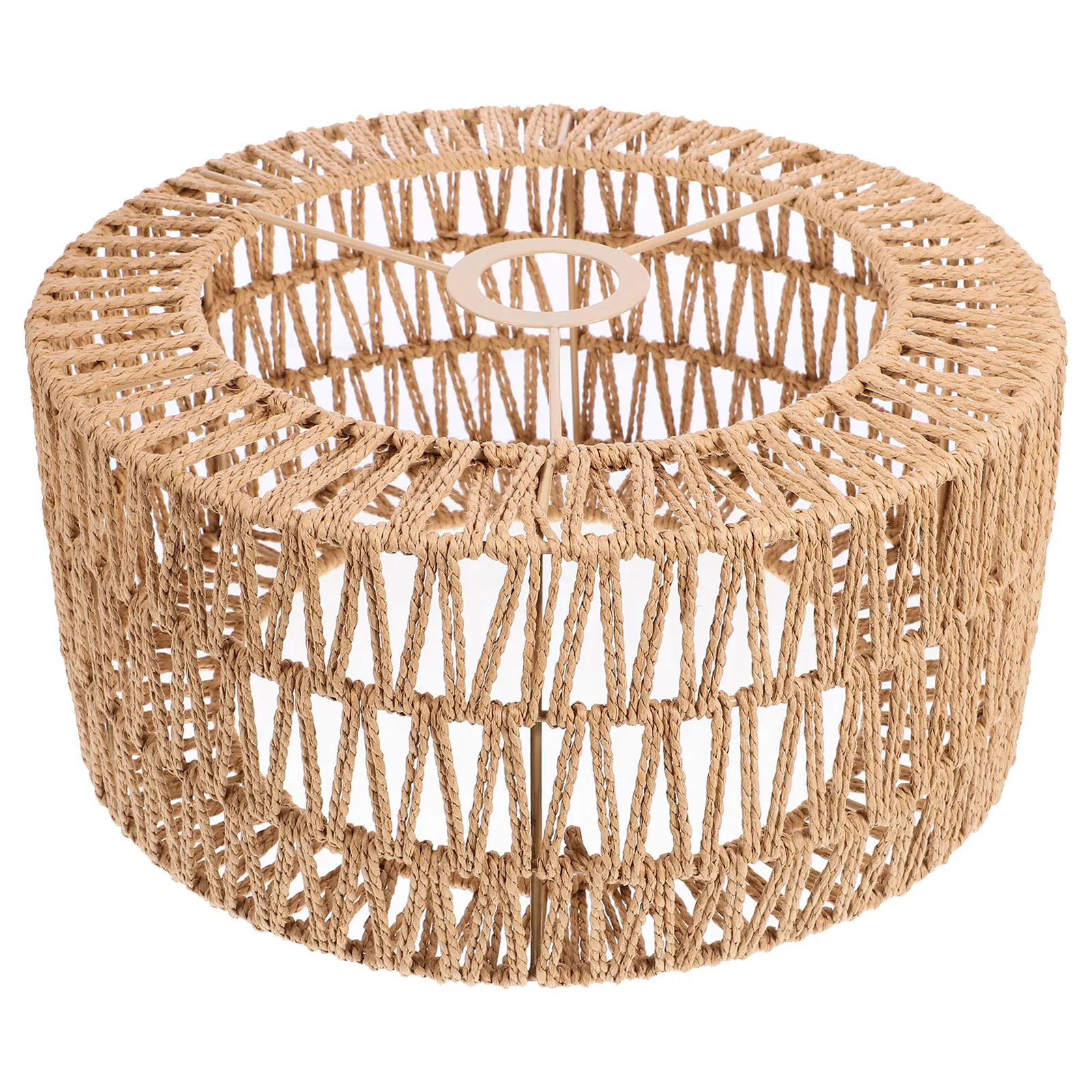 Straw Rope Woven Lampshade Rustic Lightweight Pendant Lamp Shade for Ceiling Lamp Chandelier Hanging Light Indoor Hotel Decor
Straw Rope Woven Lampshade Rustic Lightweight Pendant Lamp Shade for Ceiling Lamp Chandelier Hanging Light Indoor Hotel Decor
