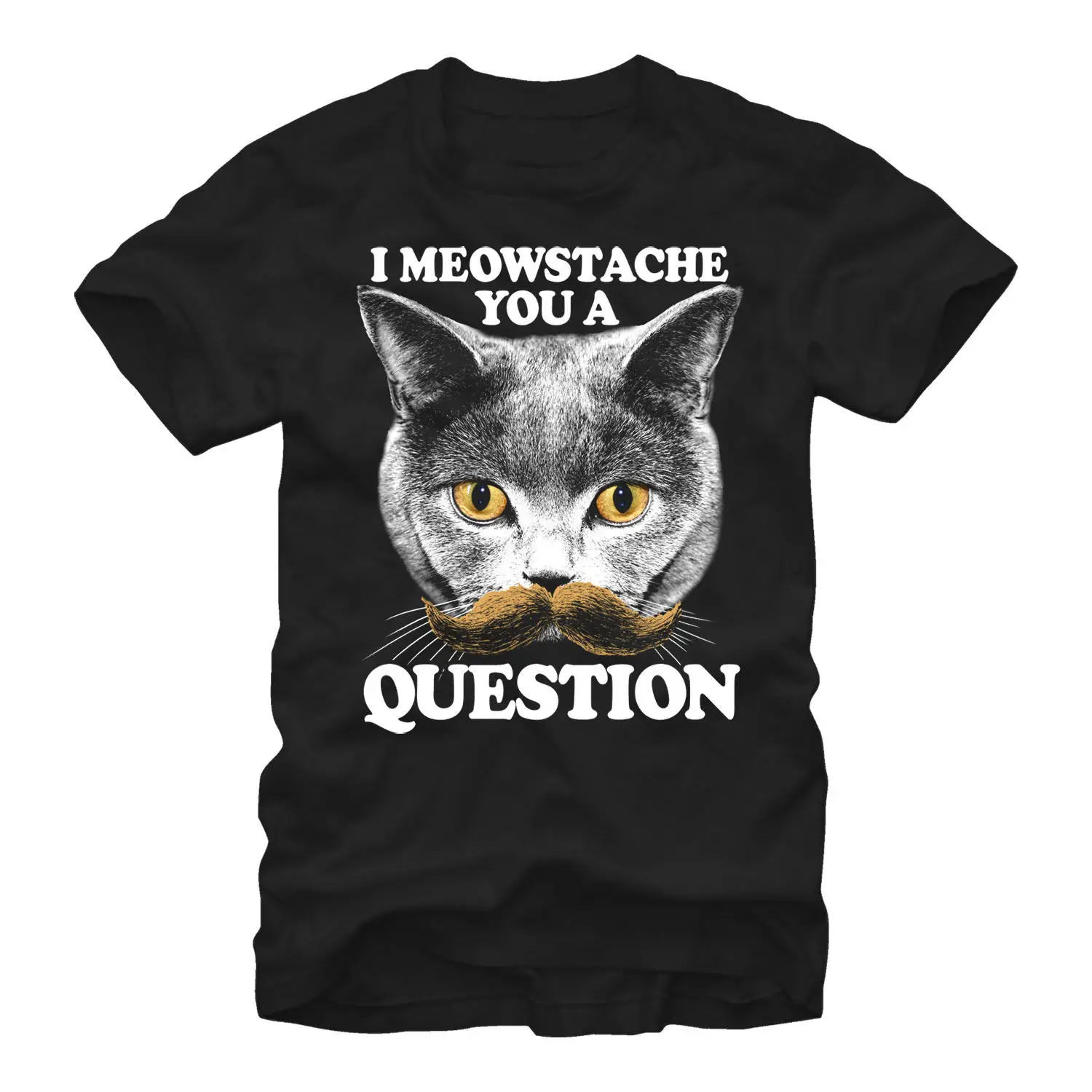 Animal Pet Lovers Inquisitive Meowstache Cat Graphic T-Shirt 100% Cotton O-Neck Short Sleeve Casual Mens T-shirt Size S-3XL
Animal Pet Lovers Inquisitive Meowstache Cat Graphic T-Shirt 100% Cotton O-Neck Short Sleeve Casual Mens T-shirt Size S-3XL