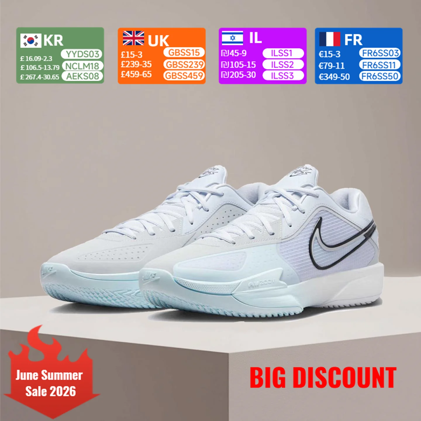 Nike G.T. Cut Cross EP Unisex High-Performance Basketball Shoes Cushioned Slip-Resistant Low-Top Basketball Shoes HF0231-004
Nike G.T. Cut Cross EP Unisex High-Performance Basketball Shoes Cushioned Slip-Resistant Low-Top Basketball Shoes HF0231-004