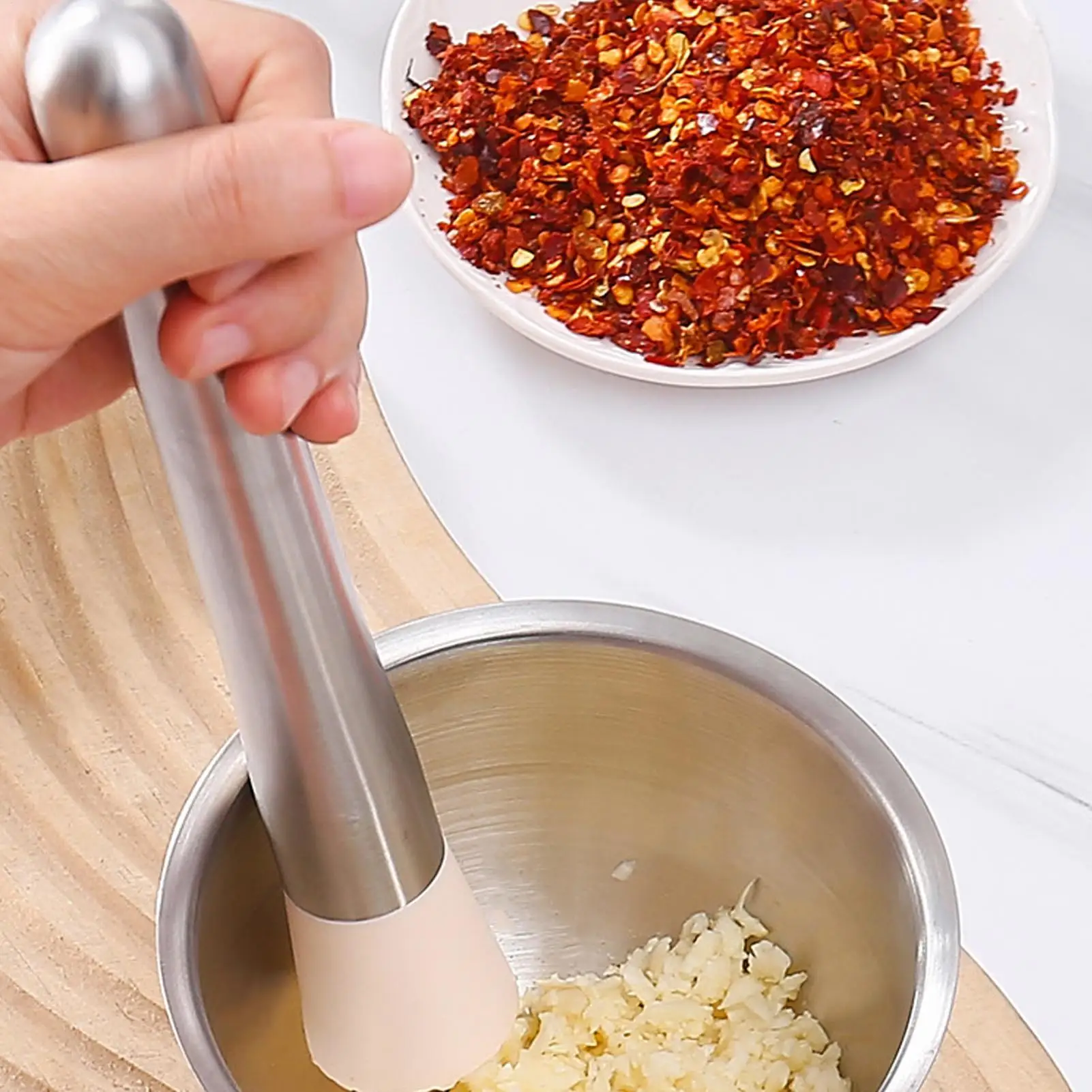 Garlic Mincer Tool Food Handheld Mincer Handheld Garlic Press For Home Kitchen Dining Room Meal Prep Party Barbecue Restaurant
Garlic Mincer Tool Food Handheld Mincer Handheld Garlic Press For Home Kitchen Dining Room Meal Prep Party Barbecue Restaurant