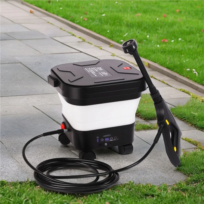 Портативный водяной пистолет для автомойки на открытом воздухе, машина для автомойки большой емкости, складная многофункциональная беспроводная чистящая машина
Портативный водяной пистолет для автомойки на открытом воздухе, машина для автомойки большой емкости, складная многофункциональная беспроводная чистящая машина