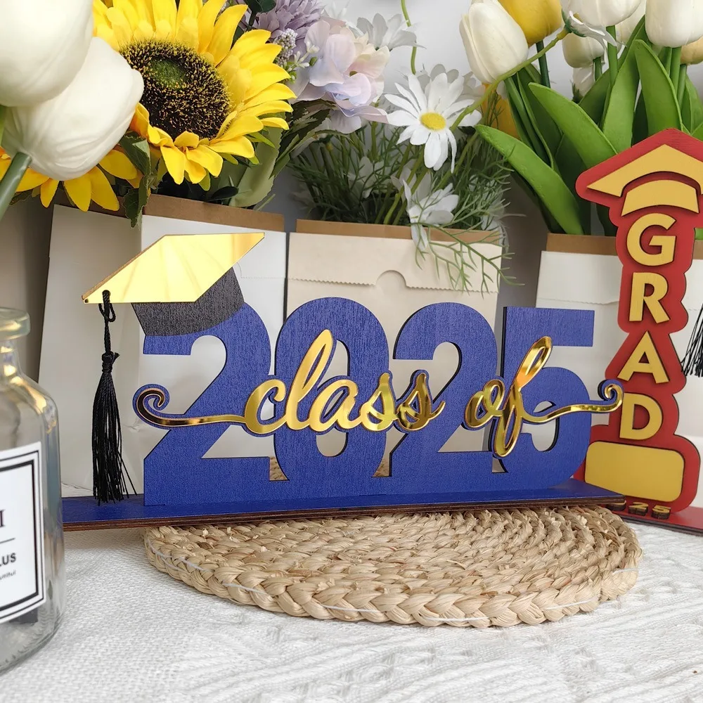 Cartoon Wooden Graduation Ornament Festival Handmade 2025 Graduation Plaque Multi-color Graduation Desktop Decoration
Cartoon Wooden Graduation Ornament Festival Handmade 2025 Graduation Plaque Multi-color Graduation Desktop Decoration
