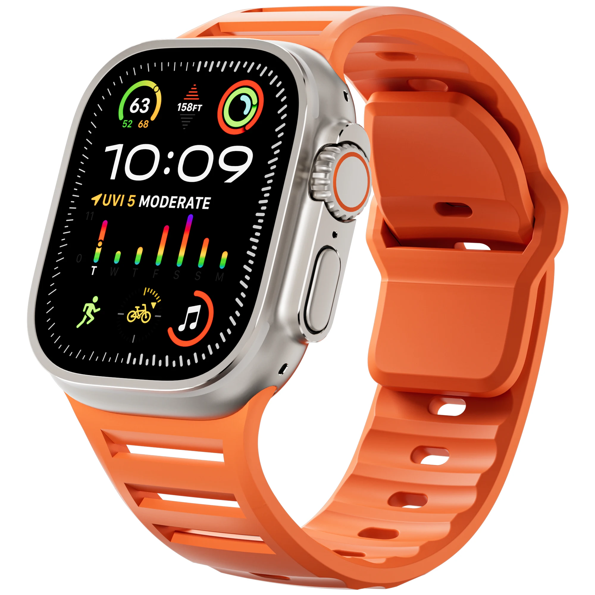 Ремешок силиконовый для Apple watch band 45 мм 44 мм 49 мм 42 мм, спортивный браслет для iwatch ultra 2 Series 9 8 7 6 SE, аксессуары для часов
Ремешок силиконовый для Apple watch band 45 мм 44 мм 49 мм 42 мм, спортивный браслет для iwatch ultra 2 Series 9 8 7 6 SE, аксессуары для часов