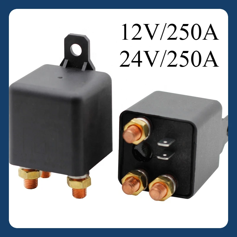 Heavy Duty 250A Starter Relay Auto 12V 24V Electric Power Safety 5 Pin Relays for Car Boat BV
Heavy Duty 250A Starter Relay Auto 12V 24V Electric Power Safety 5 Pin Relays for Car Boat BV