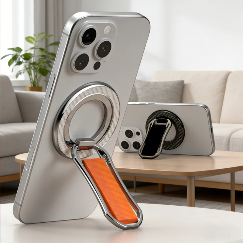 Strong Magnetic Phone Holder for Magsafe 360 Degree Rotation Double-sided Magnet Finger Ring Stand for iPhone 15 16 17 Samsung
Strong Magnetic Phone Holder for Magsafe 360 Degree Rotation Double-sided Magnet Finger Ring Stand for iPhone 15 16 17 Samsung