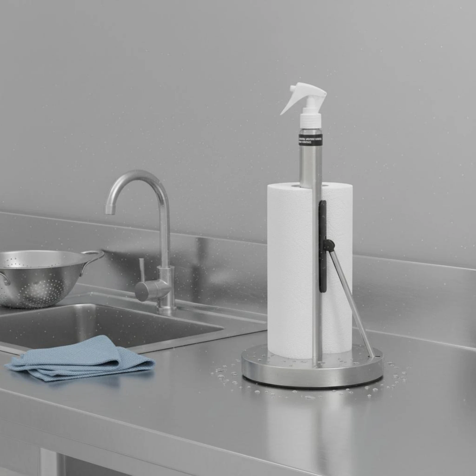 Stainless Steel Paper Towel Stand Easy to Clean Freestanding Paper Towel Holder Household Organizer Rustproof for Sink Area
Stainless Steel Paper Towel Stand Easy to Clean Freestanding Paper Towel Holder Household Organizer Rustproof for Sink Area
