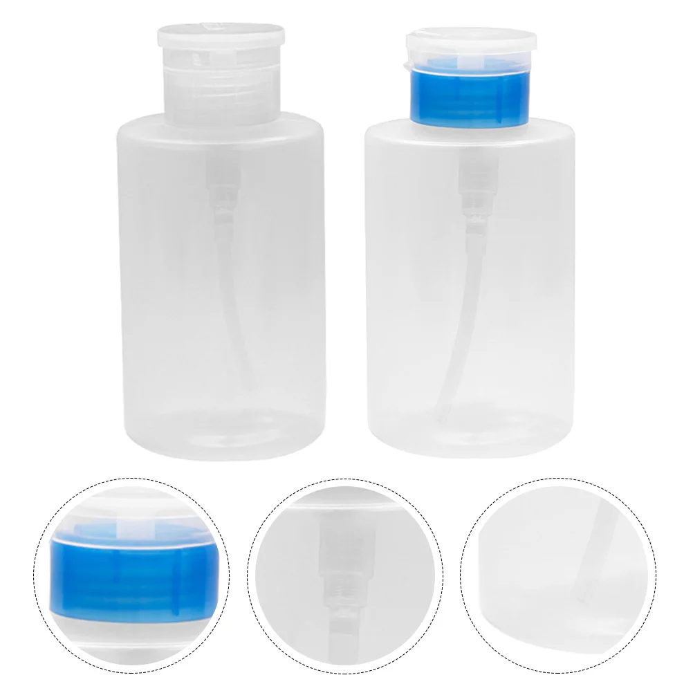 2Pcs Nail Polish Remover Bottles Empty Press Type Liquid Dispensers Travel Refillable Bottles for Manicure Supplies Portable
2Pcs Nail Polish Remover Bottles Empty Press Type Liquid Dispensers Travel Refillable Bottles for Manicure Supplies Portable