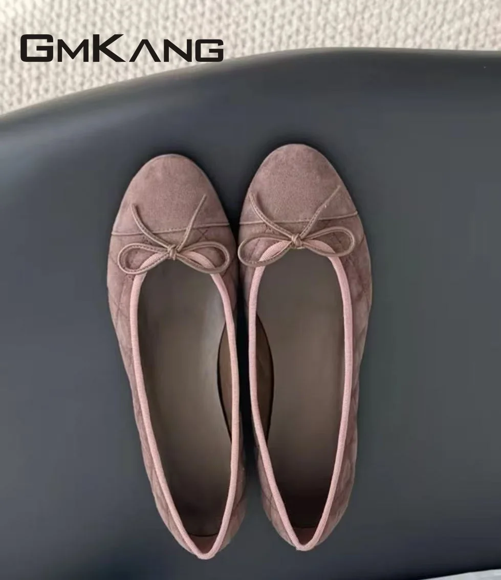 Women's Quilted Suede Ballet Flats, Elegant Bow Knot Slip-On Dress Shoes
Women's Quilted Suede Ballet Flats, Elegant Bow Knot Slip-On Dress Shoes