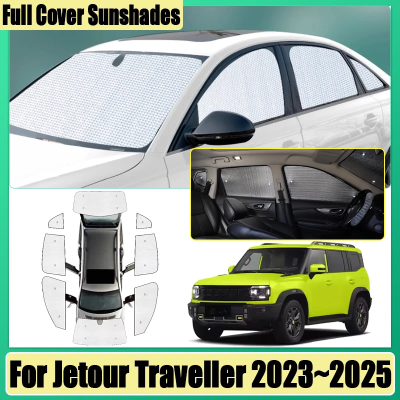 Автомобильные солнцезащитные козырьки для Jetour T2, аксессуары для путешественников 2023 ~ 2025 ICH-X K3, солнцезащитный крем с полным покрытием, защита окна, конфиденциальности, солнцезащитный козырек
Автомобильные солнцезащитные козырьки для Jetour T2, аксессуары для путешественников 2023 ~ 2025 ICH-X K3, солнцезащитный крем с полным покрытием, защита окна, конфиденциальности, солнцезащитный козырек
